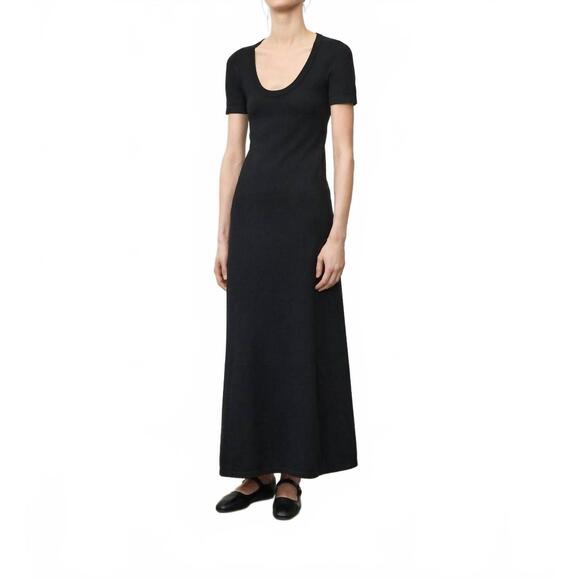 NEW LISA YANG minne cashmere dress in noir